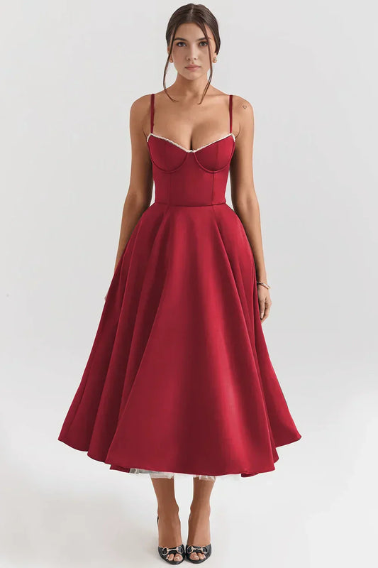 Cloe Midi Dress - Double Layer