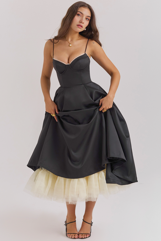 Cloe Midi Dress - Double Layer